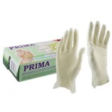 Manusi Vinil Pudrate Transparente Marimea M - Prima Vinil Examination Gloves Light Powdered Transparent M